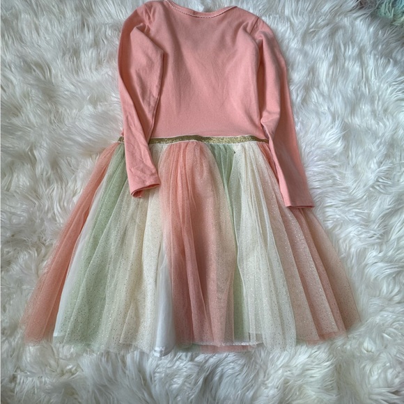 Fall/Thanksgiving dress with sequins pumpkin and tutu - size 7 - Picture 2 of 4